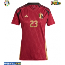 Belgien Arthur Vermeeren #23 Heimtrikot Frauen EM 2024 Kurzarm
